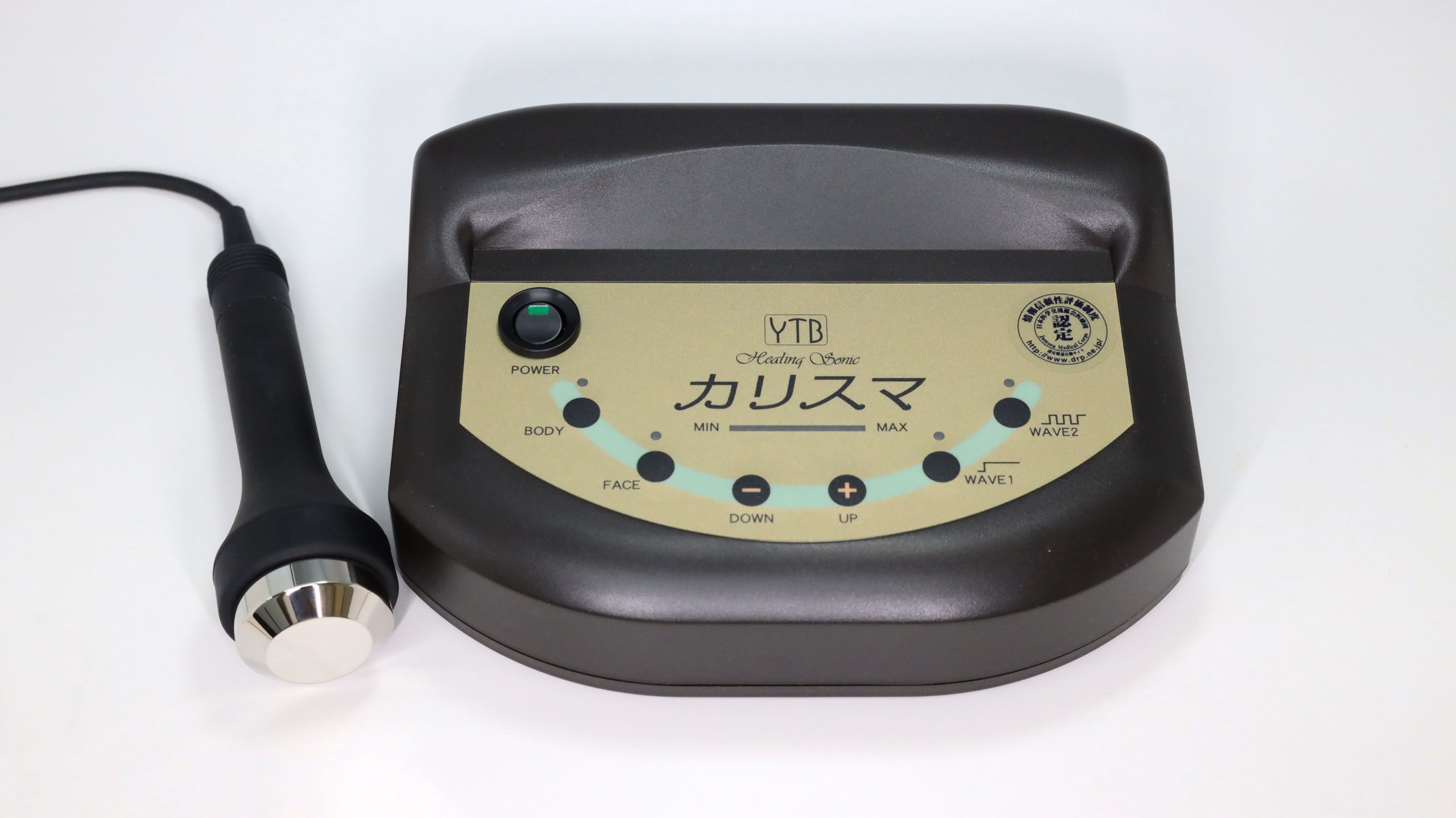 YTBカリスマ ボディスポッツ 2MHz 波動装置 美顔器 ソニック美顔器